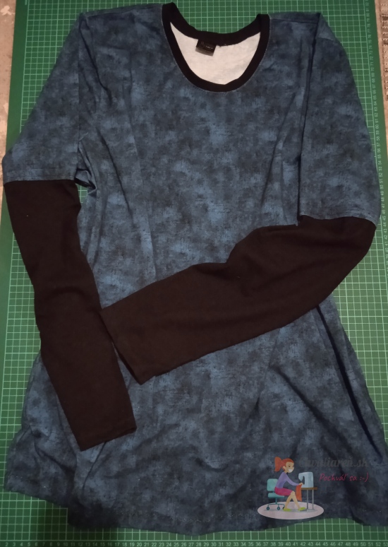 výrobek Pánské triko s falešným dvojitým rukávem
