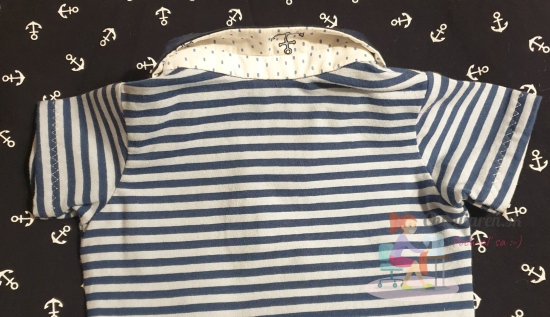 výrobek Košile dětská námořnická, vlastně bodýčko 